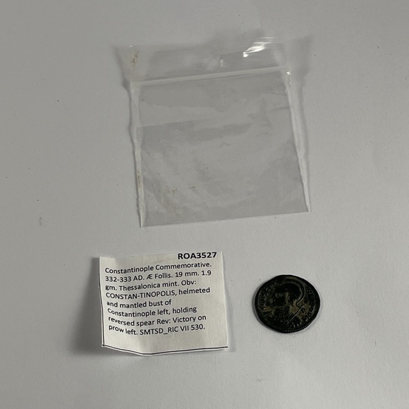 CONSTANTINE I the GREAT Founds Constantinople 332 - 333 AD Ancient Roman Coin - Picture 4 of 16